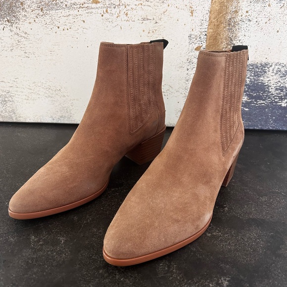rag and bone suede boots - Picture 2 of 5
